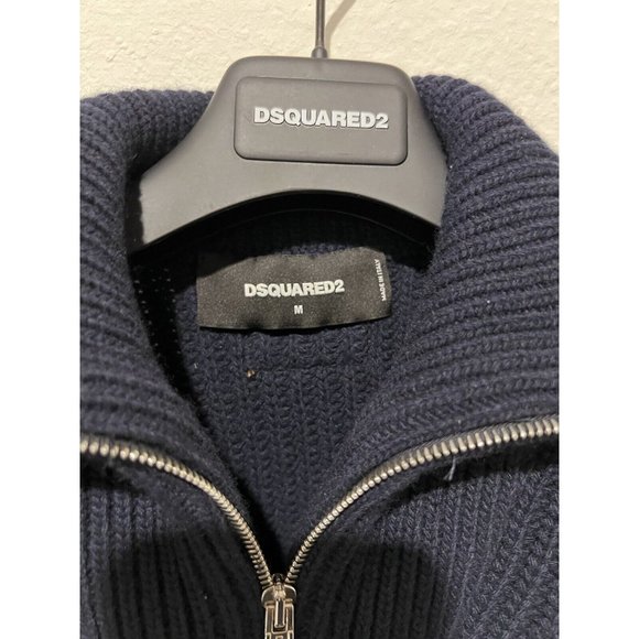 DSQUARED2 Wool/Cashmere Sweater Jumper Size M NWT S71HA1032S17515524 Italy - Picture 4 of 15